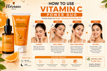 Florance Vitamin C Power Duo | Serum + Moisturiser