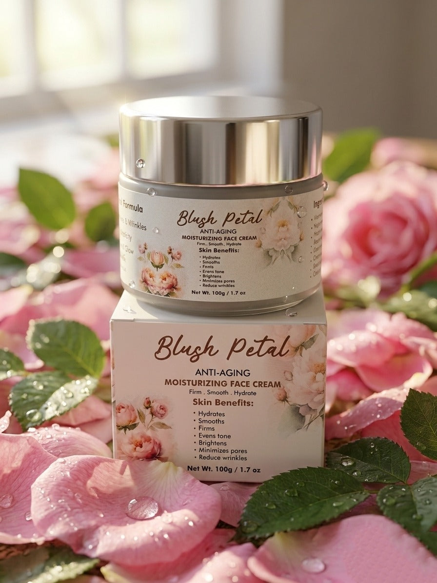 Blush Petal Anti-Aging Moisturizing Face Cream