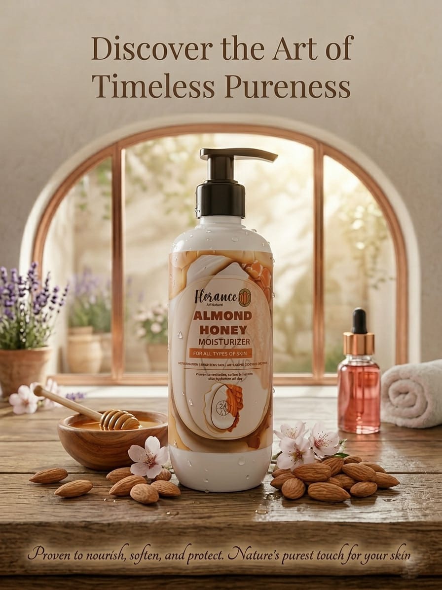 Florance All Natural Almond Honey Moisturizer
